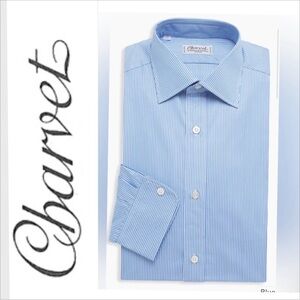 Charvet dress shirt striped L 43/17